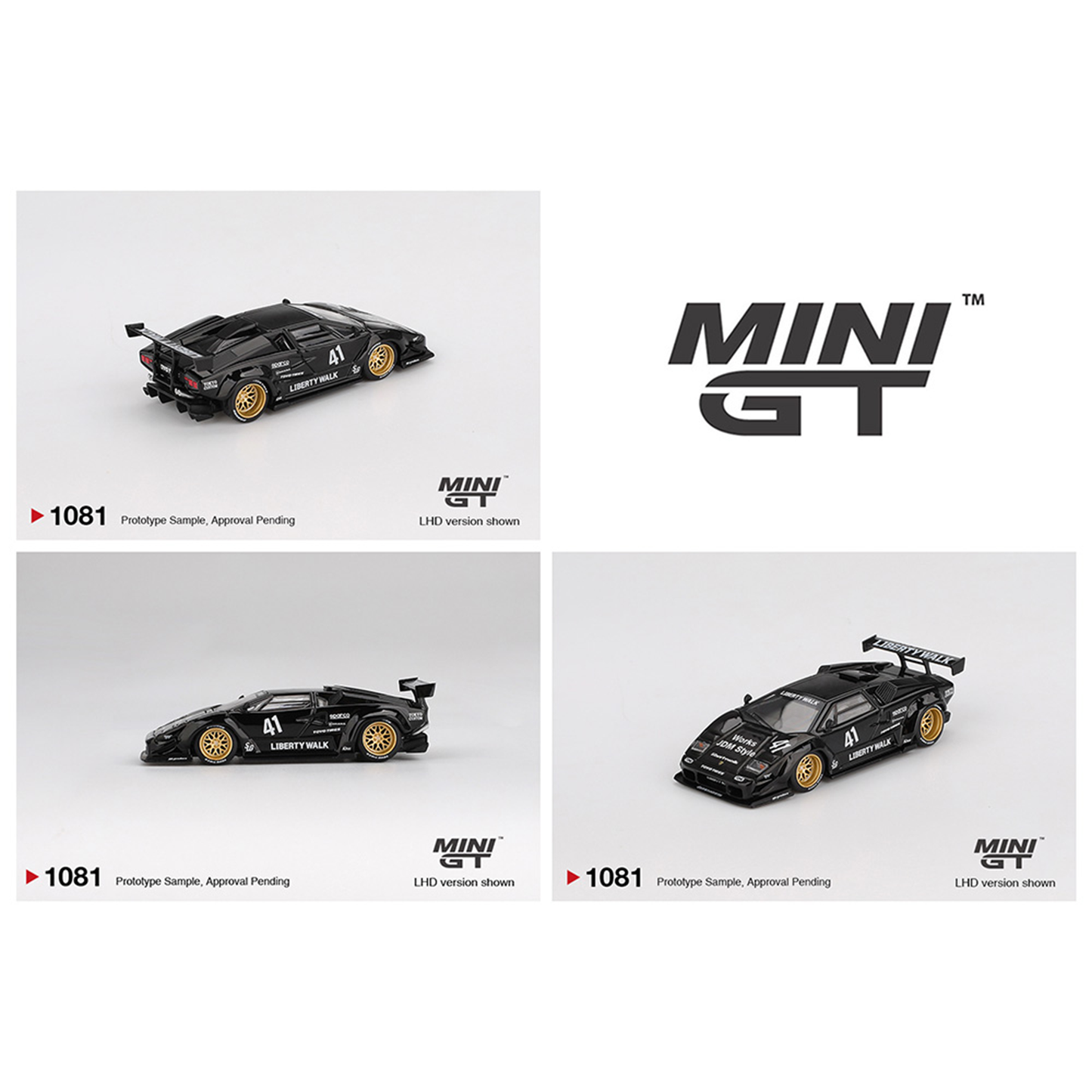 Mini GT Lamborghini Countach LB-WORKS