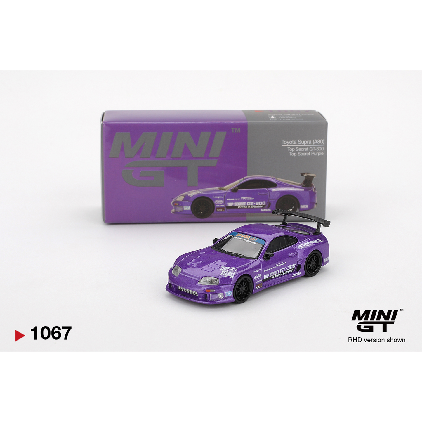 Mini GT Toyota Supra (A80) Top Secret GT-300 Top Secret
