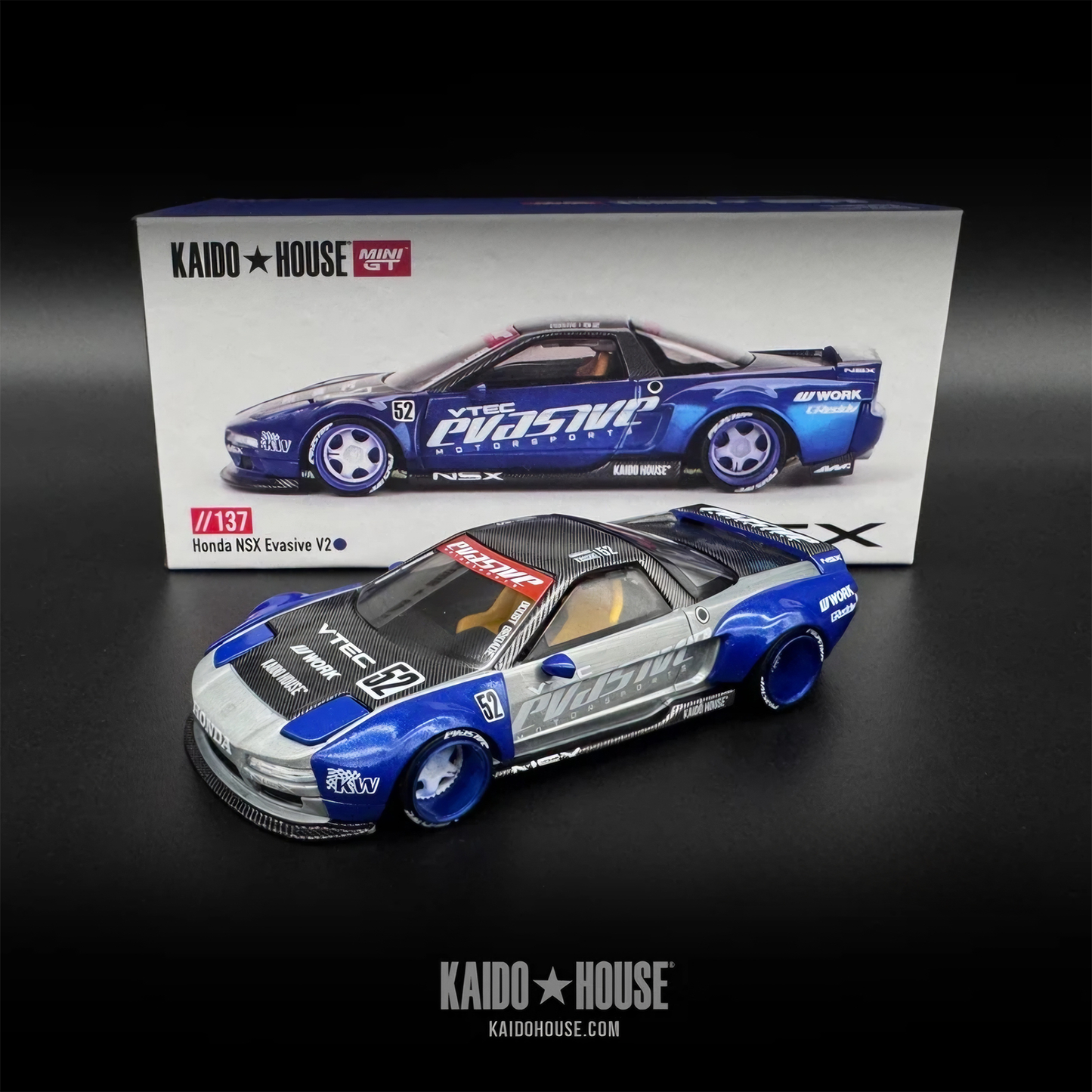 Kaido House X Mini GT Honda NSX Evasive V2 - Chase