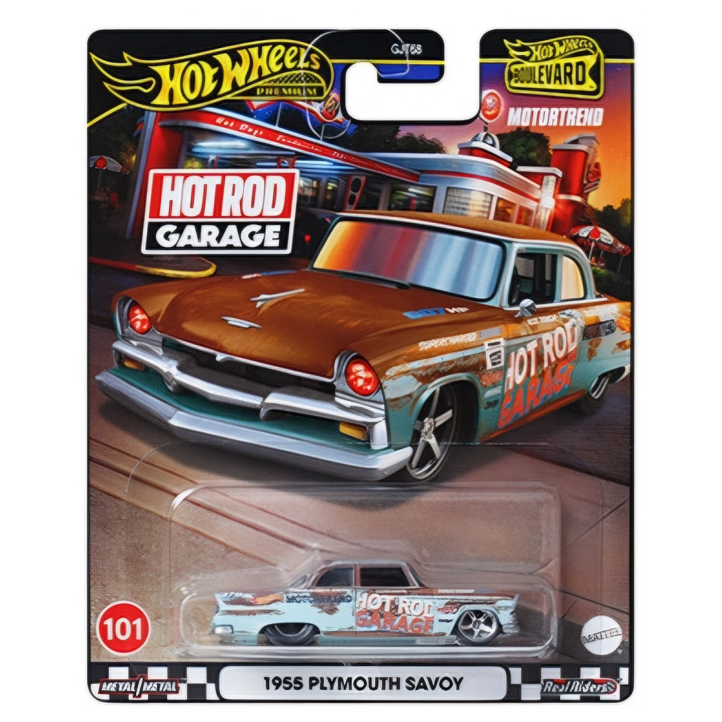 Hot Wheels Boulevard - 1955 Plymouth Savoy #101