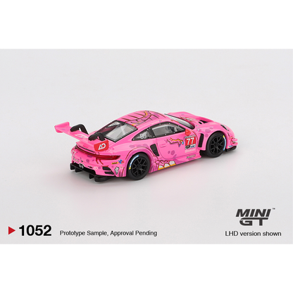 Mini GT Porsche 911 GT3 R #77 AO Racing 2024 IMSA ROAD AMERICA