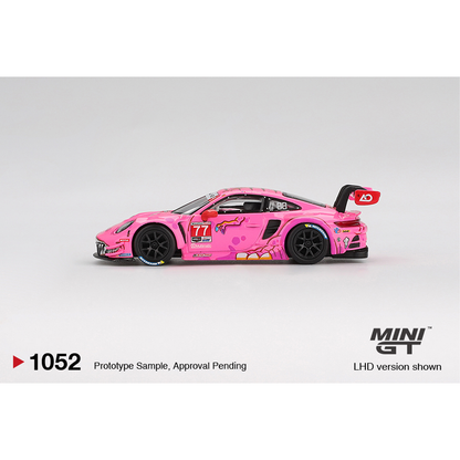 Mini GT Porsche 911 GT3 R #77 AO Racing 2024 IMSA ROAD AMERICA