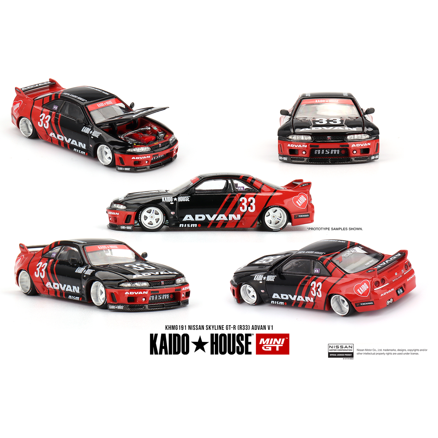 Kaido House Nissan Skyline GT-R R33 Kaido Works ADVAN