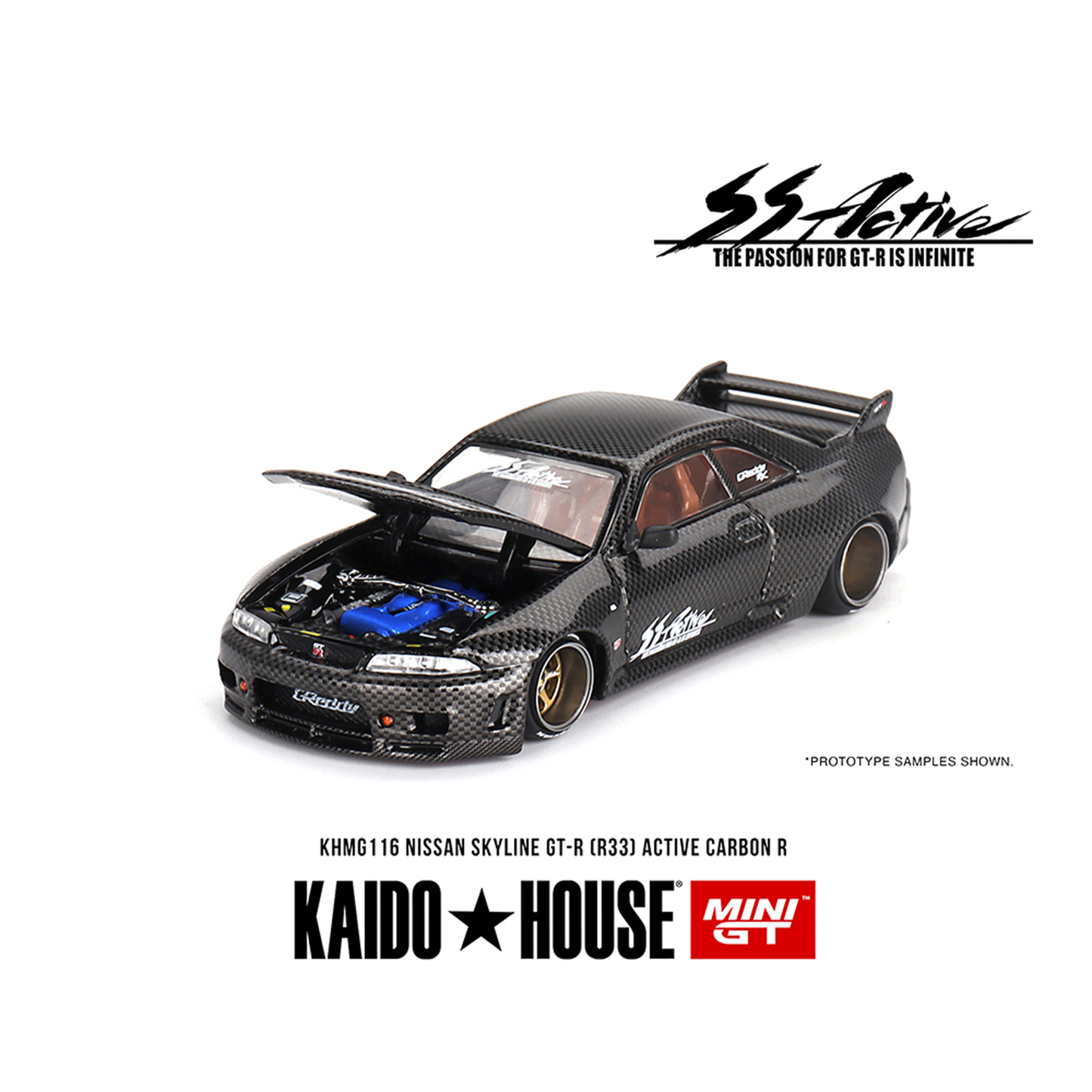 Kaido House Nissan Skyline GT-R R33 Active Carbon R