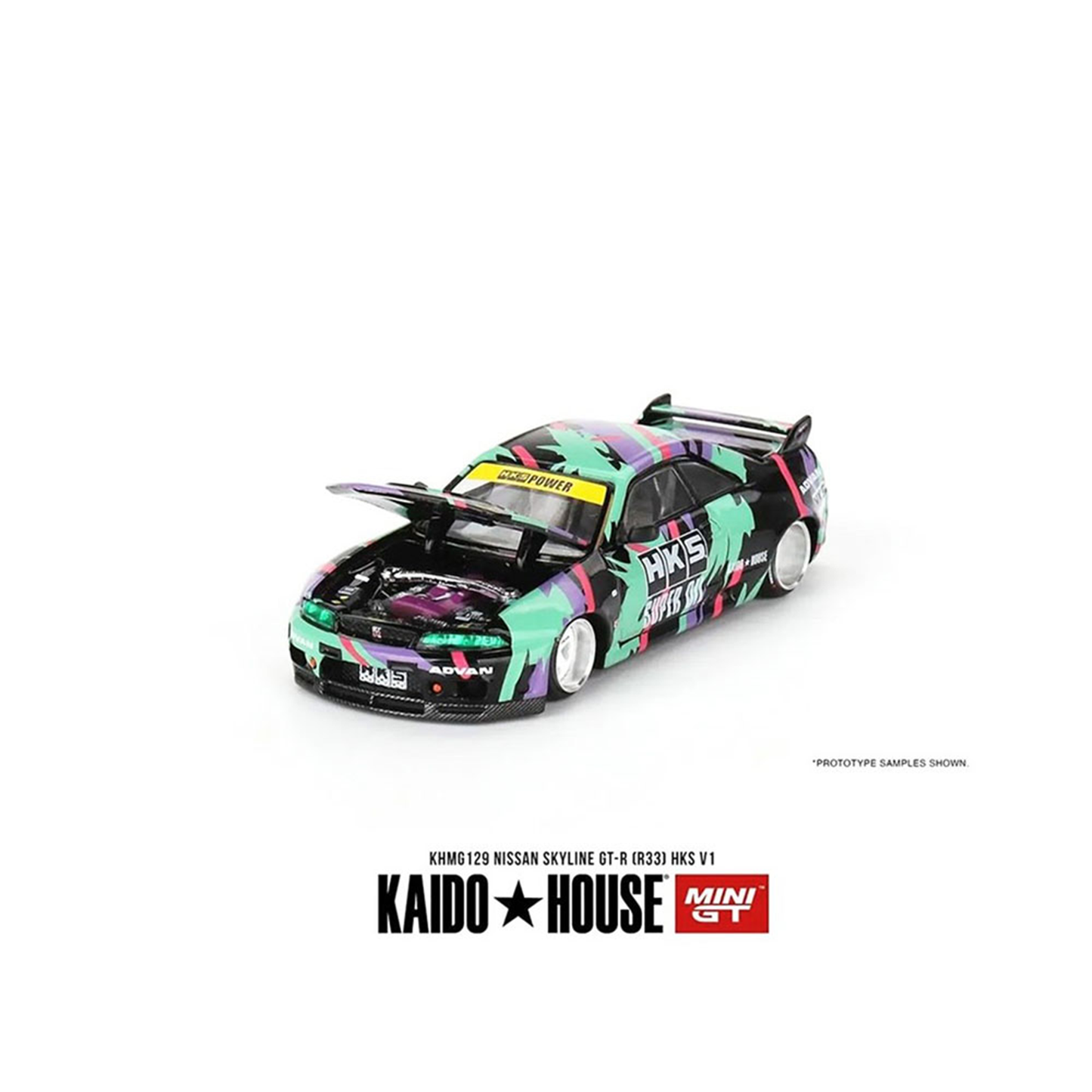 Kaido House X Mini GT Nissan Skyline GT-R R33 HKS V1