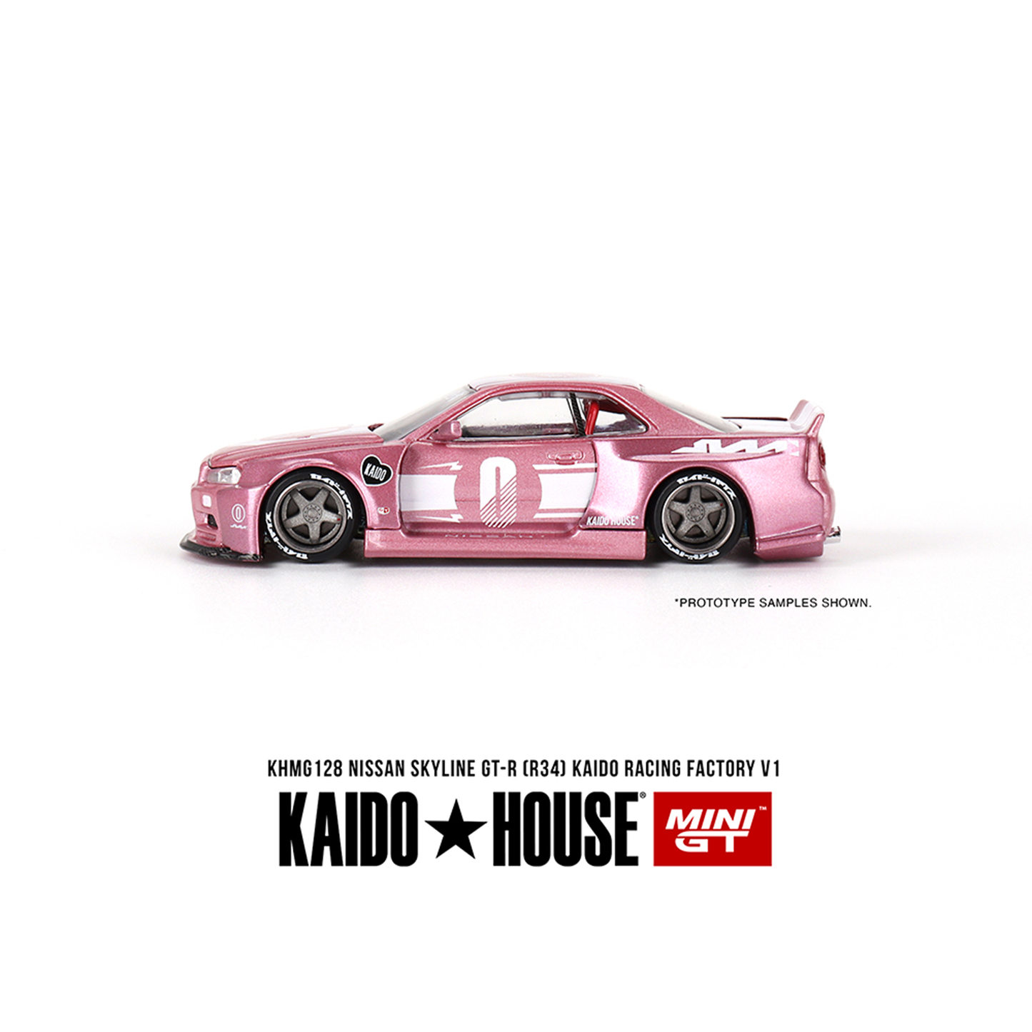 Kaido House X Mini GT Nissan Skyline GT-R R34 Kaido Racing Factory V1