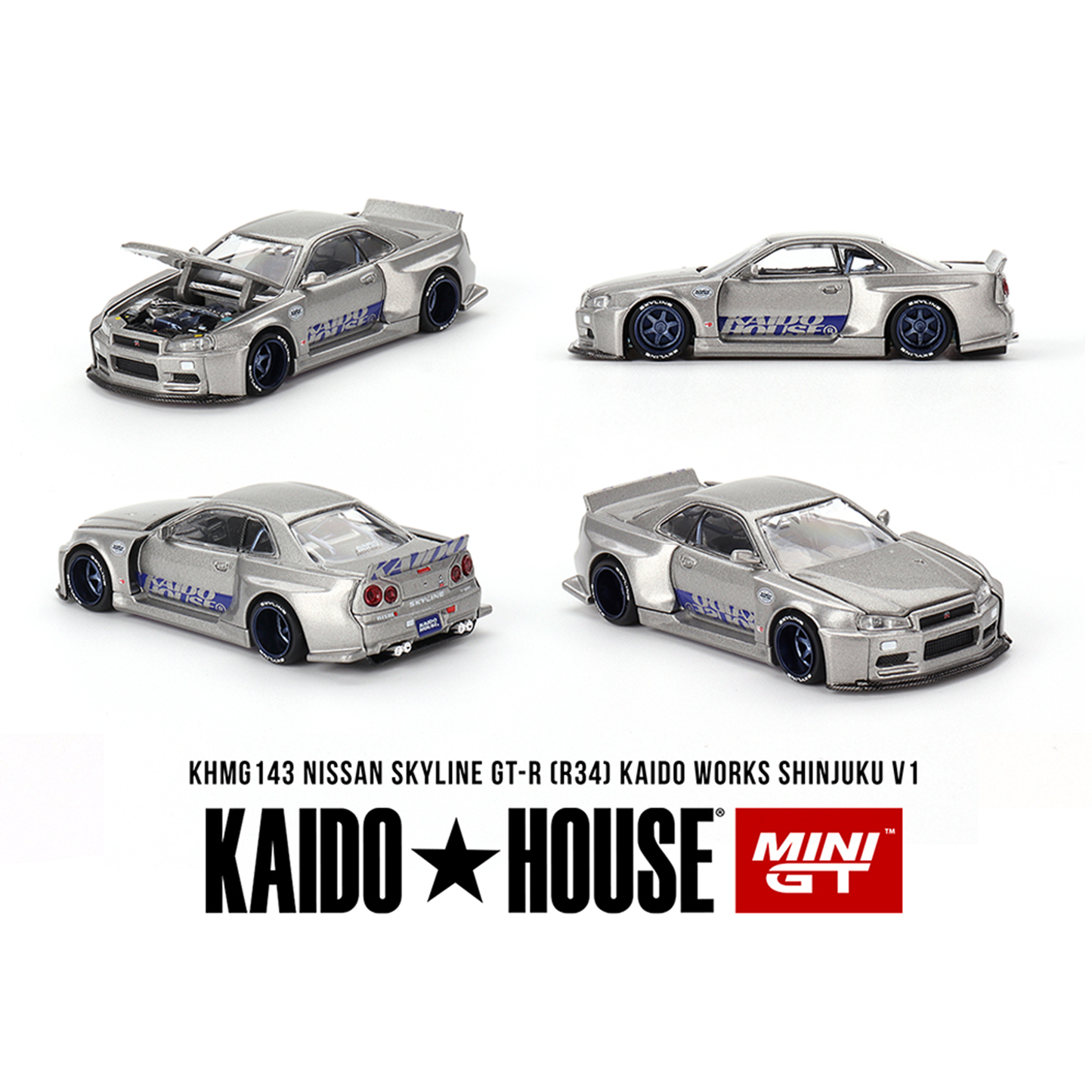 Kaido House Nissan Skyline GT-R R34 Kaido Works SHINJUKU V1