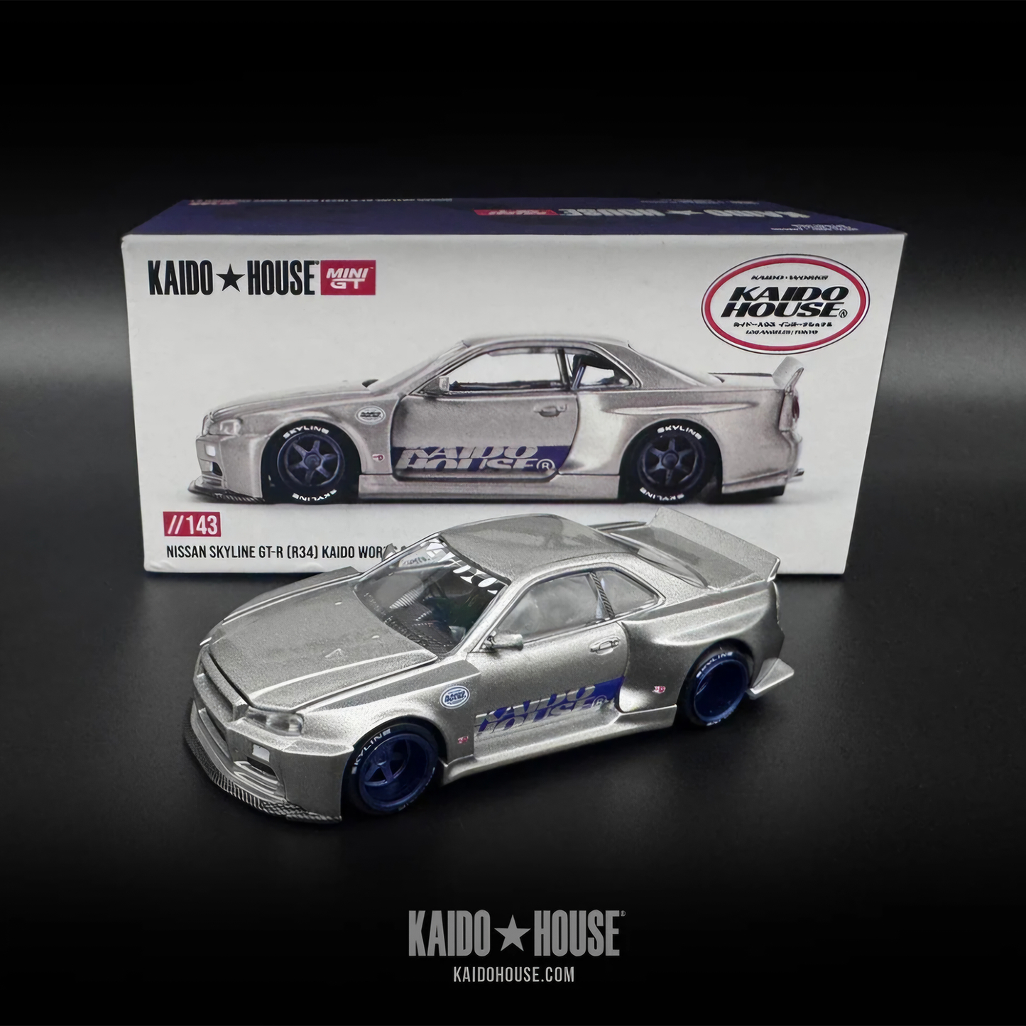 Kaido House Nissan Skyline GT-R R34 Kaido Works SHINJUKU V1