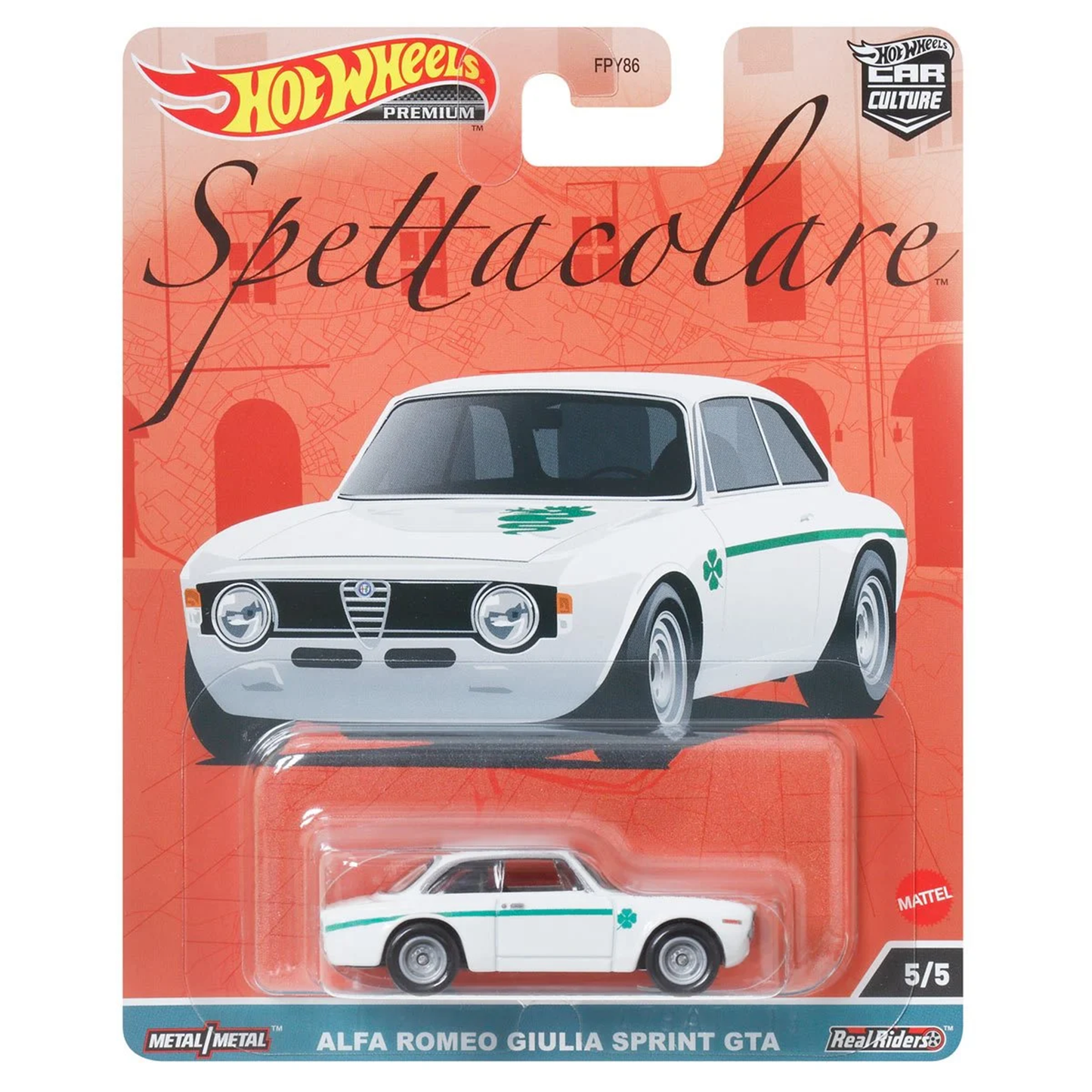 Hot Wheels Spettacolare Alfa Romeo Giulia Sprint GTA