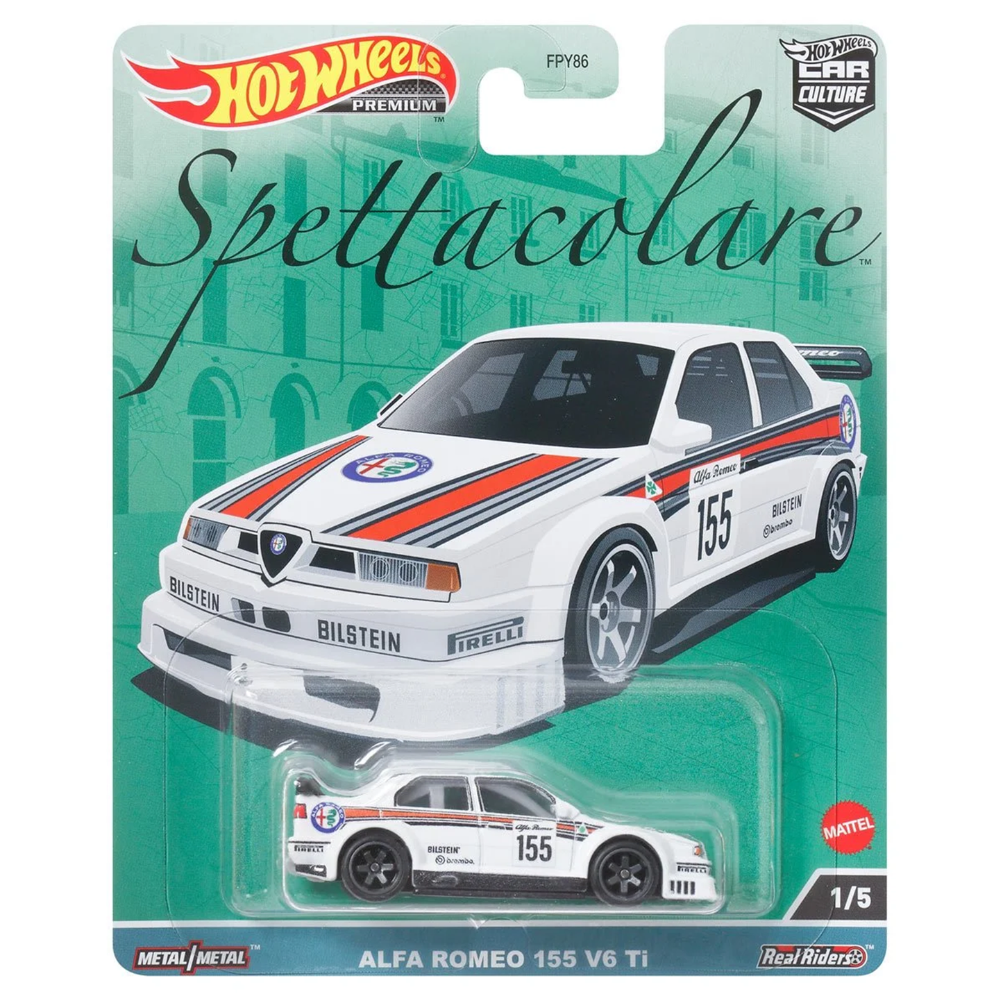 Hot Wheels Spettacolare Alfa Romeo 155 V6 Ti