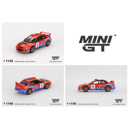Mini GT Subaru Impreza WRC97 #1 1999 DRM Champion