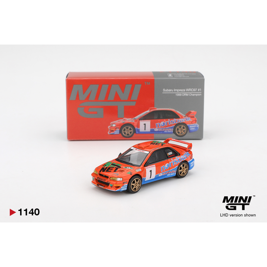 Mini GT Subaru Impreza WRC97 #1 1999 DRM Champion