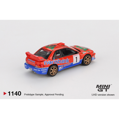 Mini GT Subaru Impreza WRC97 #1 1999 DRM Champion