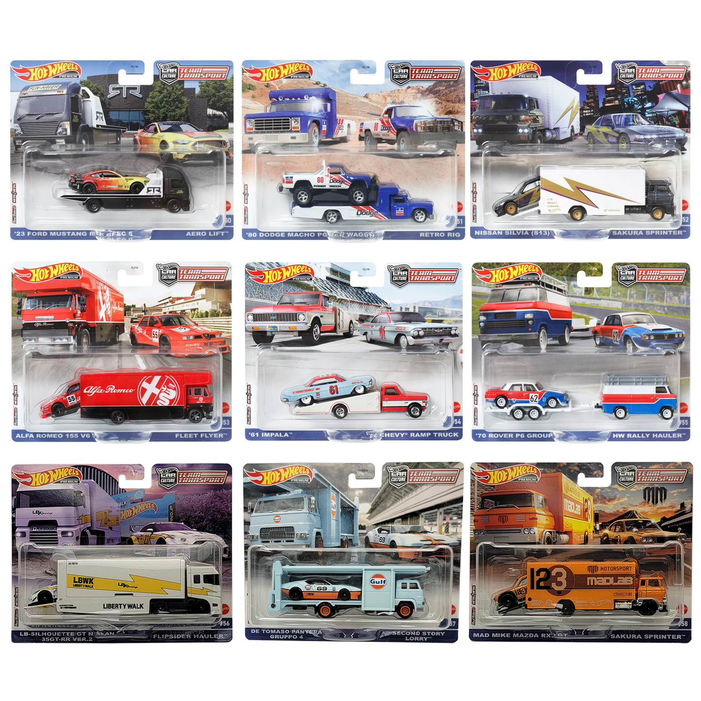 Hot Wheels Team Transport - YOU PICK